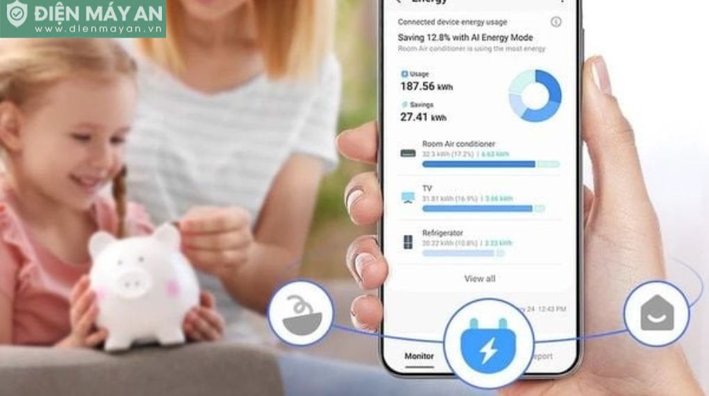 Tủ lạnh Samsung Inverter 635 lít Side By Side RS70F65K2FSV